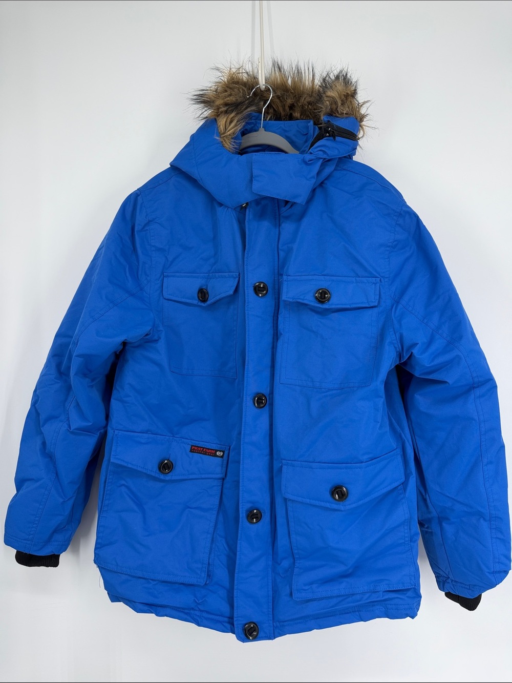 Phat Farm Weather Gear Winter Coat Blue Men’s Size Large